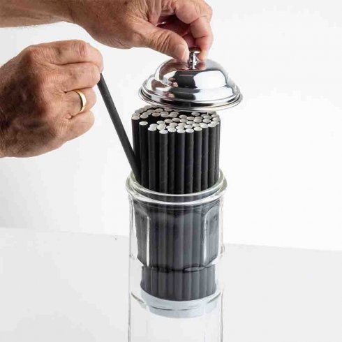 Sugrörsdispenser för standardsugrör