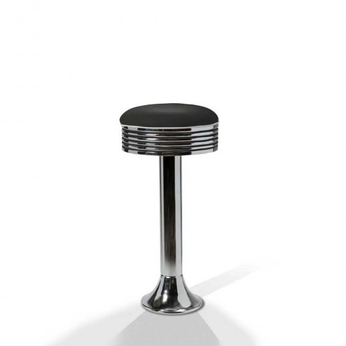 Diner barstol golvfast utan rygg navy