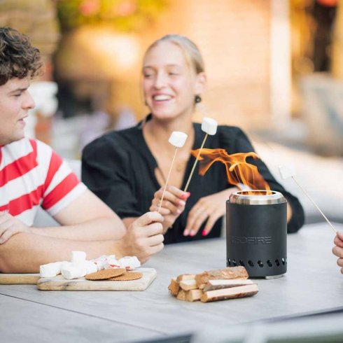 Volcano eldstad bordsvariant Small Svart RedFire