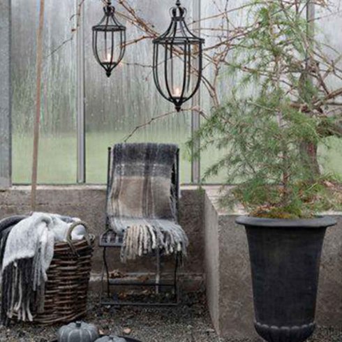 Venice hopfällbar stol Svart