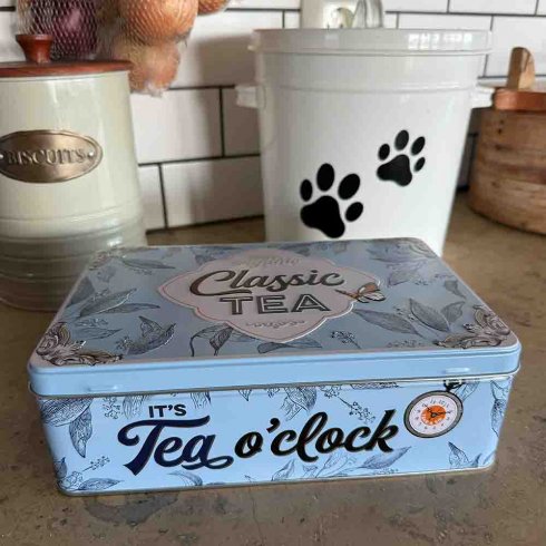 Platt plåtburk Classic Tea