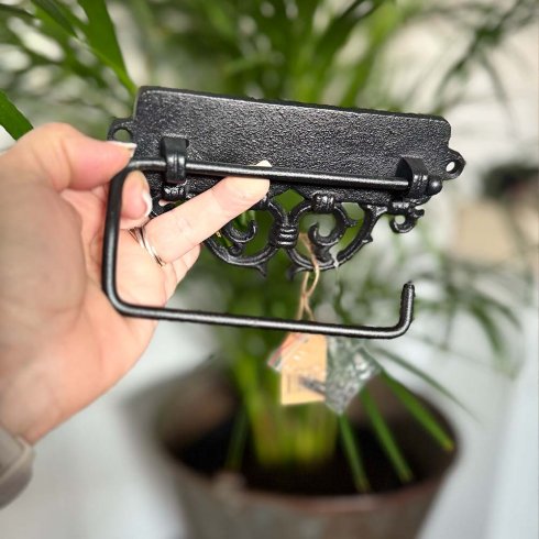  Toalettrullehållare i järn