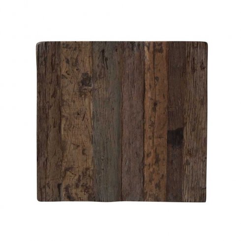 Sidobord i trä Kub med hjul 45 x 45 cm Trademark Living