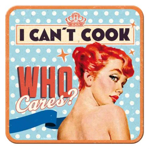 Glasunderlägg can´t cook