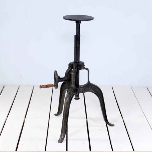 Höj- och sänkbart Underrede för rund eller kvadratisk bordsskiva