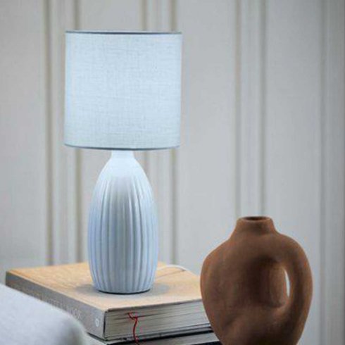 Uno bordslampa Blå 37 cm - Pr Home