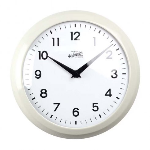 Väggklocka Urfabriken Ø 24 cm Creme