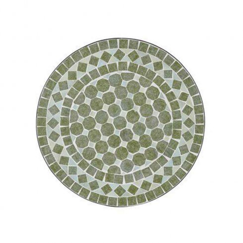 Utebord Venice keramikplattor Ø 70 cm Grön