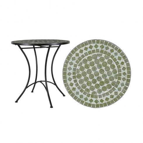 Utebord Venice keramikplattor Ø 70 cm Grön