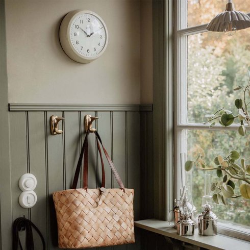 Väggklocka Urfabriken Ø 24 cm Creme