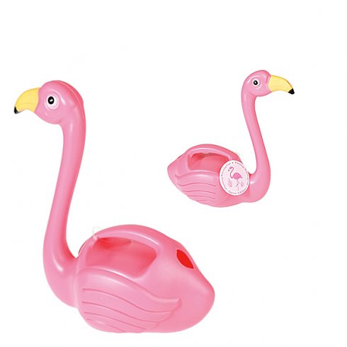 Rosa vattenkanna flamingo