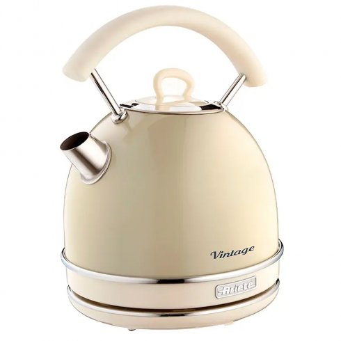 Ariete vintage vattenkokare i retrodesign beige