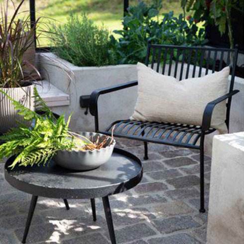 Venice stol med armstöd Svart