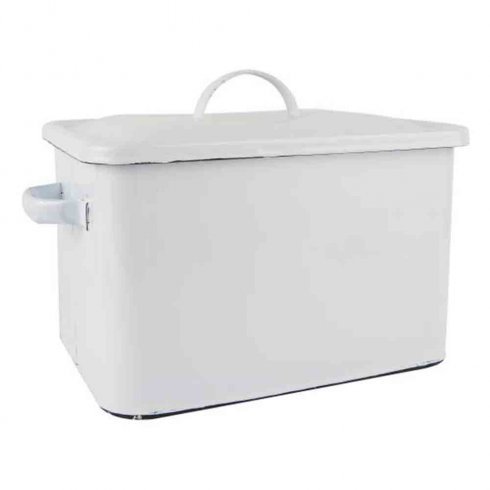 Brödbox Emalj Vit Ib Laursen