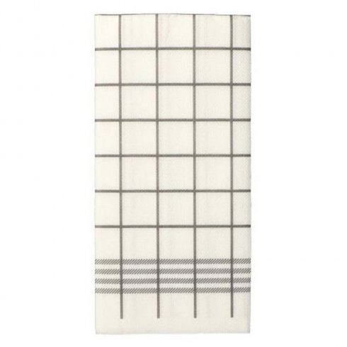Kitchen towel 2 lags servetter 30 pack grå/vit