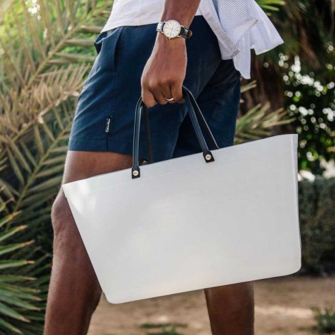 Väska Hinza Stor Naturell - Recycled Plastic