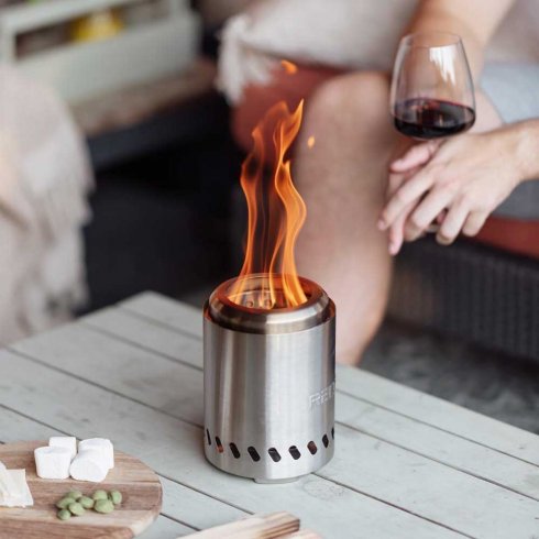 Volcano eldstad bordsvariant Small Rostfri RedFire