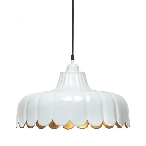 Wells taklampa Vit/guld 43 cm - Pr Home