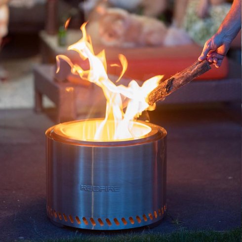 Volcano eldstad Extra Large Rostfri RedFire