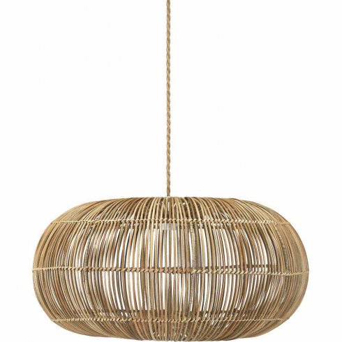 Zuri Taklampa handflätad naturrotting 61 cm - Pr Home