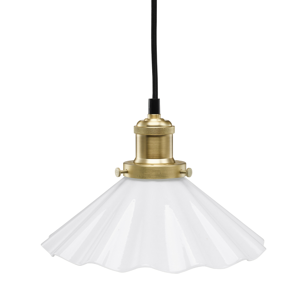 August fönsterlampa Opal veckad 25 cm - Pr Home | Belysning - Taklampor | Pryloteket