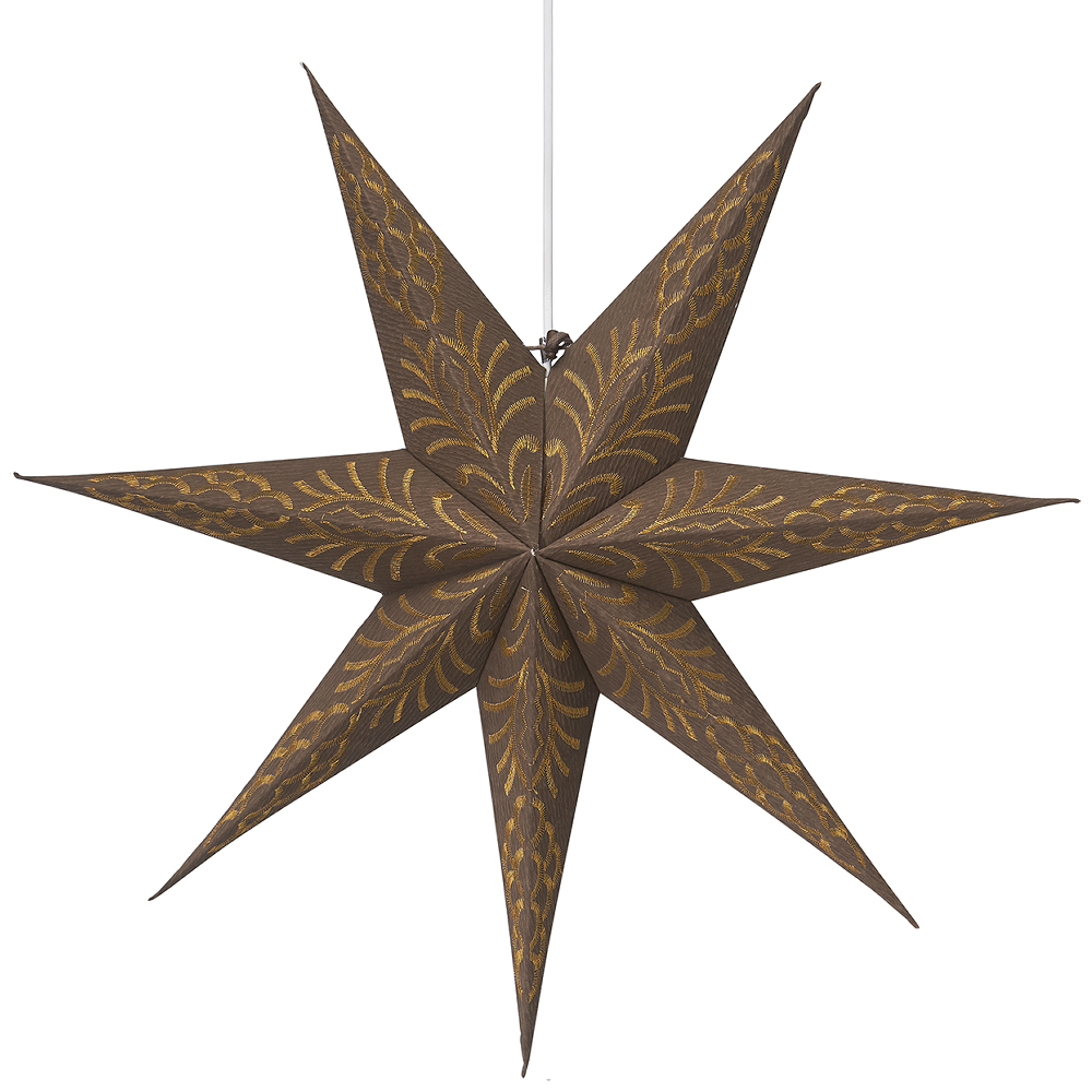 Celeste Star Brun/Guld 60 cm - Pr Home | Inredning - Julsaker - Julstjärnor | Pryloteket