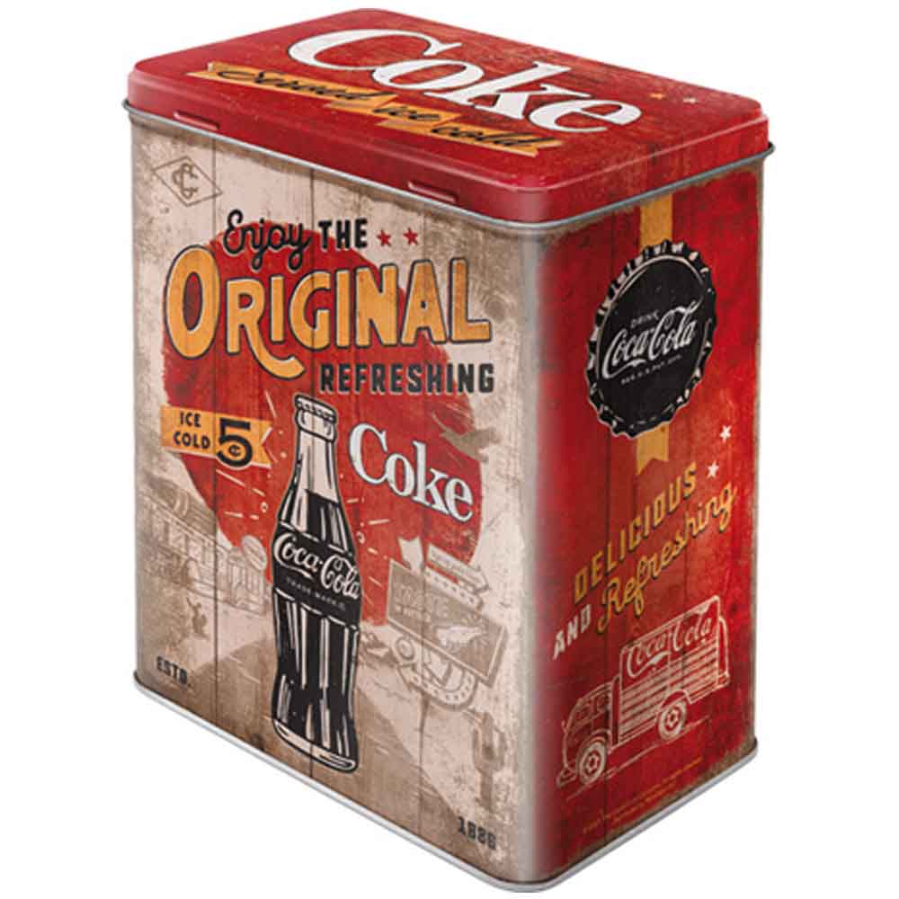 Läs mer om Kaffeburk Coca Cola 3 liter