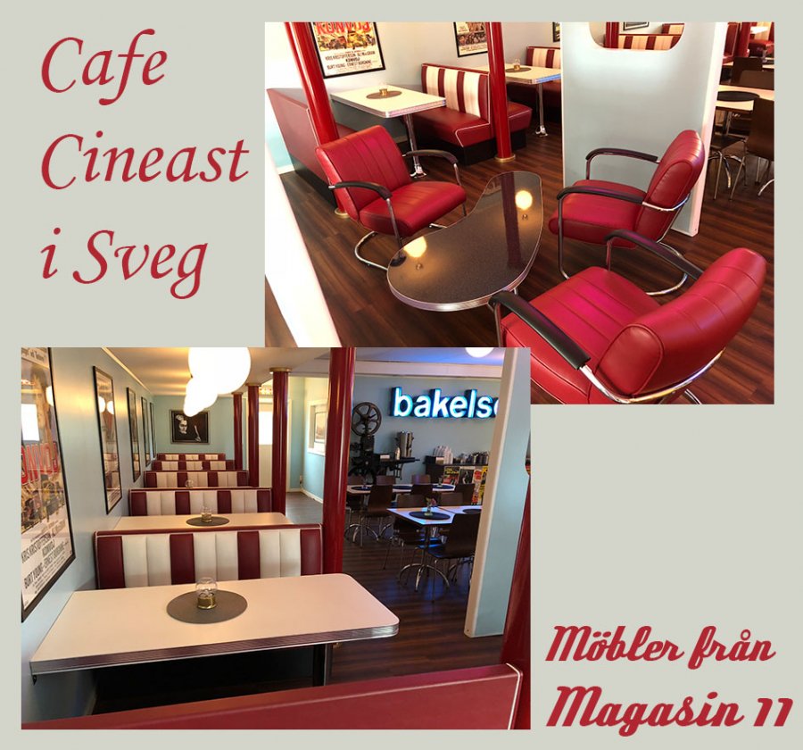 Kafe Sveg med möbler från Magasin 11